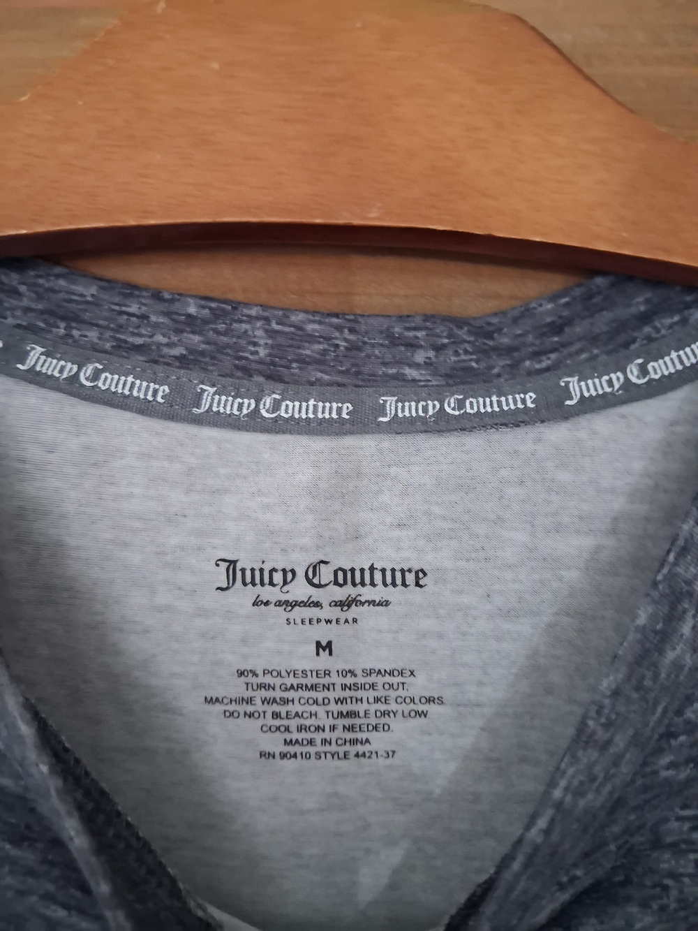 Juicy Couture Women Gray Tee Dress M - Picture 5 of 7